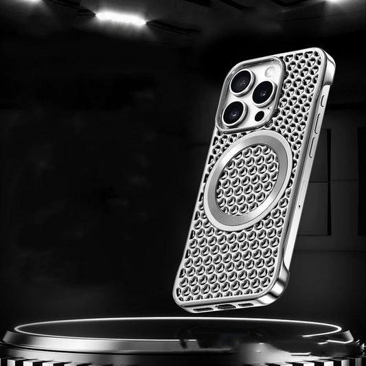 Honeycomb Heat Dissipation Magnetic iPhone Case - Ultra-Thin & Breathable
