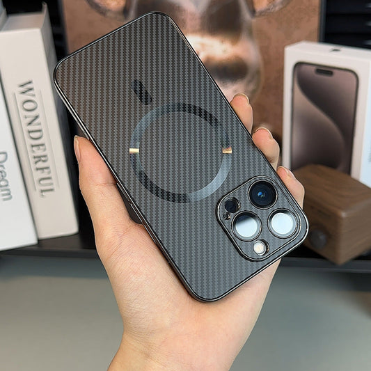 Carbon Fiber MagSafe iPhone Case: Ultra-Thin & Scratch Resistant