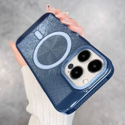 Fashionable Magnetic iPhone Case with Heat Dissipation Mesh