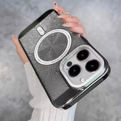 Fashionable Magnetic iPhone Case with Heat Dissipation Mesh
