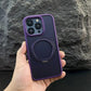 Translucent Matte 360° Magnetic iPhone Case: Shockproof, Wireless Charging, Heat Dissipation