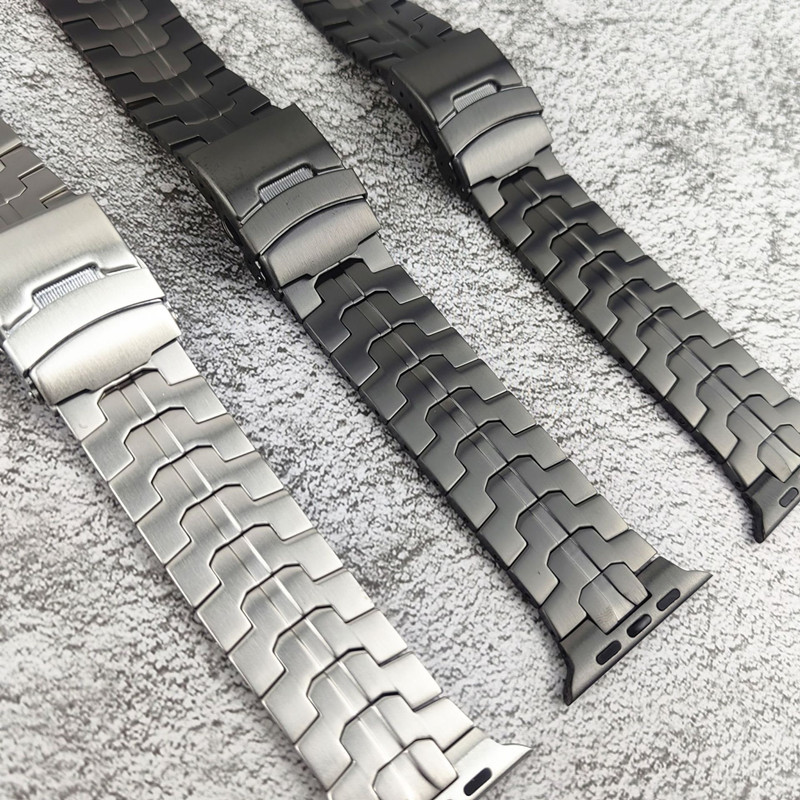 Iron Man Titanium Alloy Watch Band: Adjustable for All Wrist Sizes