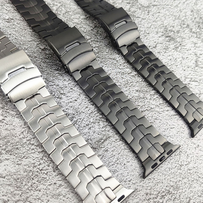 Iron Man Titanium Alloy Watch Band: Adjustable for All Wrist Sizes