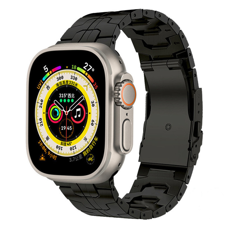 Iron Man Titanium Alloy Watch Band: Adjustable for All Wrist Sizes