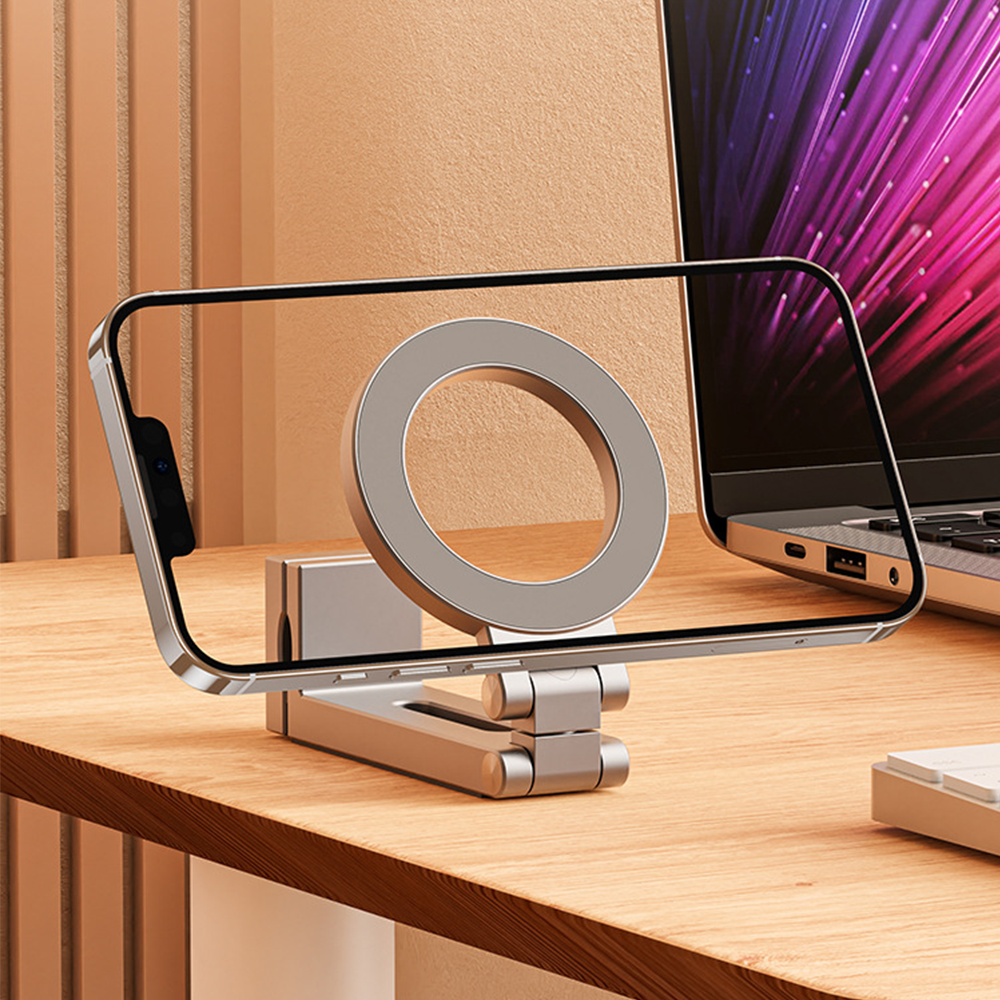 Portable MagSafe Phone Stand - Versatile for Work, Entertainment, and Travel