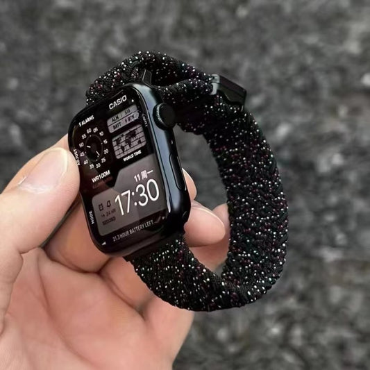 Elastic Nylon Braided Magnetic Watch Band for Apple Watch