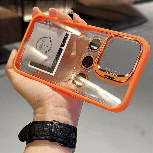 CrystalStand iPhone Case: Clarity, Stand, and Lens Film All-in-One