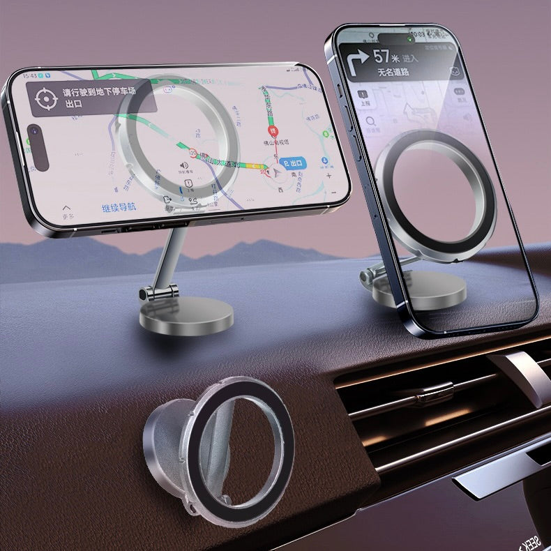 Magnetic Phone Mount for Car: Rotate and Fold for Perfect Viewing