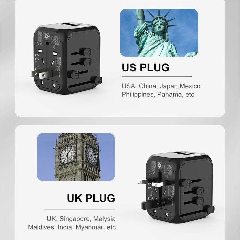 Universal World Travel Power Charger Adapter