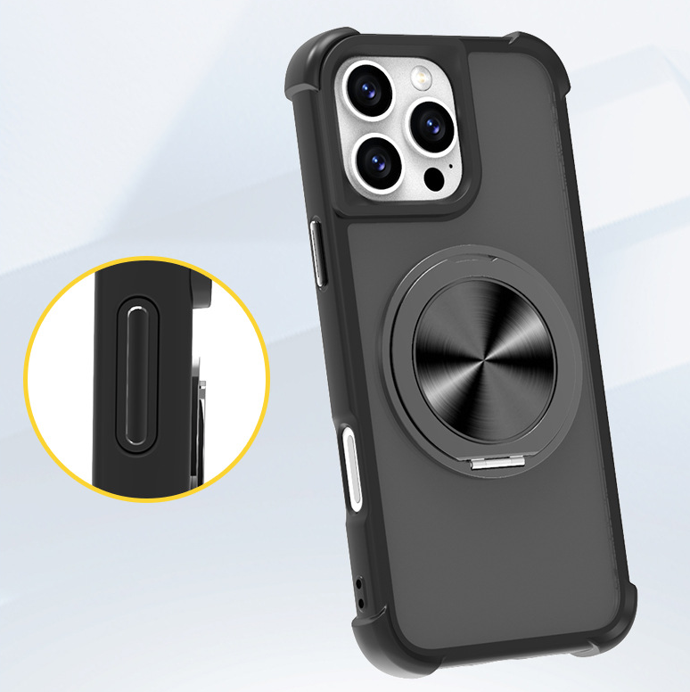 Protective Airbag Stand Phone Case-Magnetic Charging Compatible