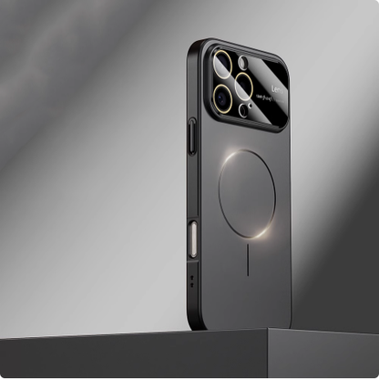Metallic Lens Full Coverage Case – Magnetic Compatible &Extreme Protection