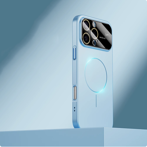 Metallic Lens Full Coverage Case – Magnetic Compatible &Extreme Protection