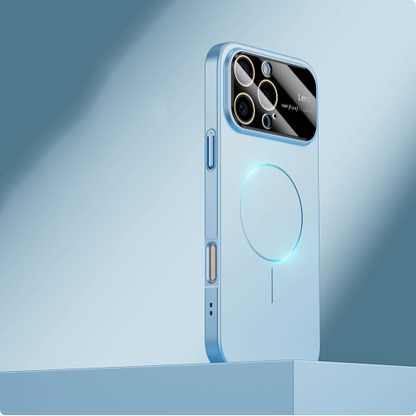 Metallic Lens Full Coverage Case – Magnetic Compatible &Extreme Protection