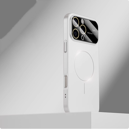 Metallic Lens Full Coverage Case – Magnetic Compatible &Extreme Protection