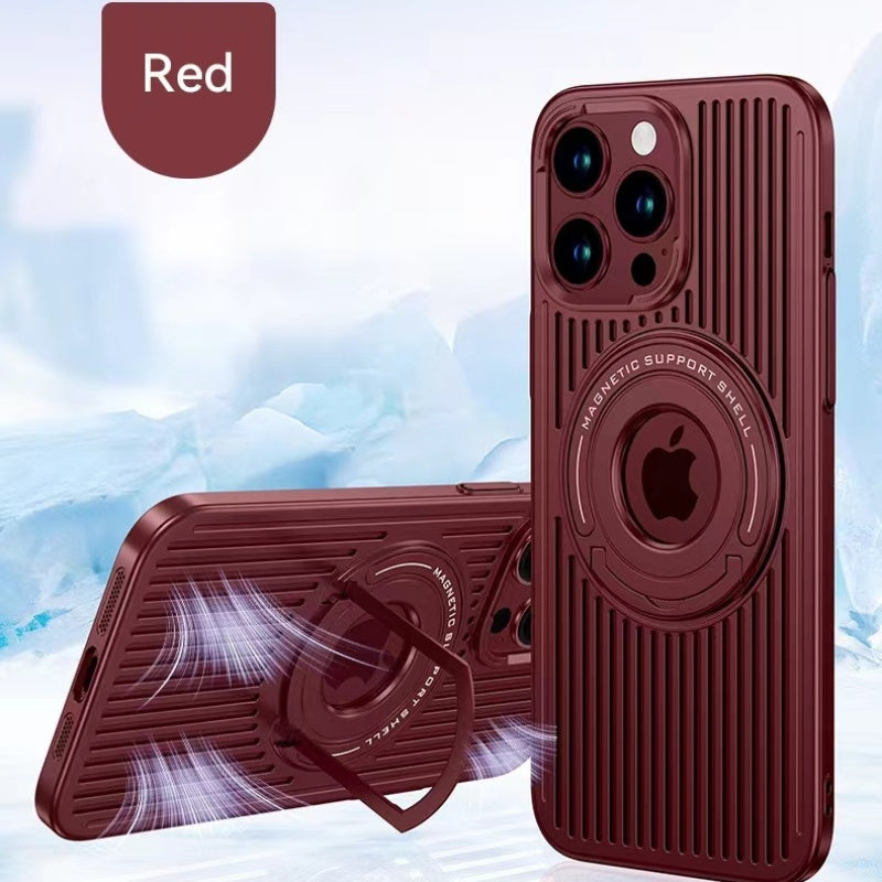 Magnetic Rod Stand: Heat Dissipation, Shockproof Phone Case