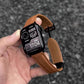 Lychee Pattern Leather Magnetic Buckle for Apple Watch Band