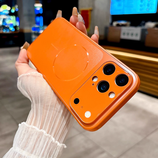 SilkEdge MagSafe Case – Smooth Apple Feel with Shockproof Design