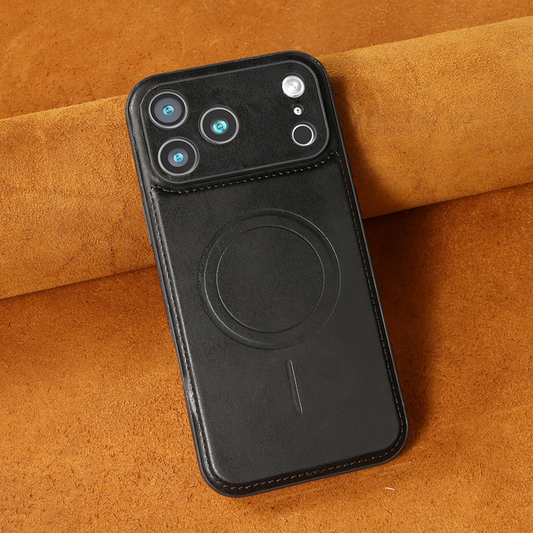 EliteCraft Leather Case – MagSafe Compatible & Professional Design