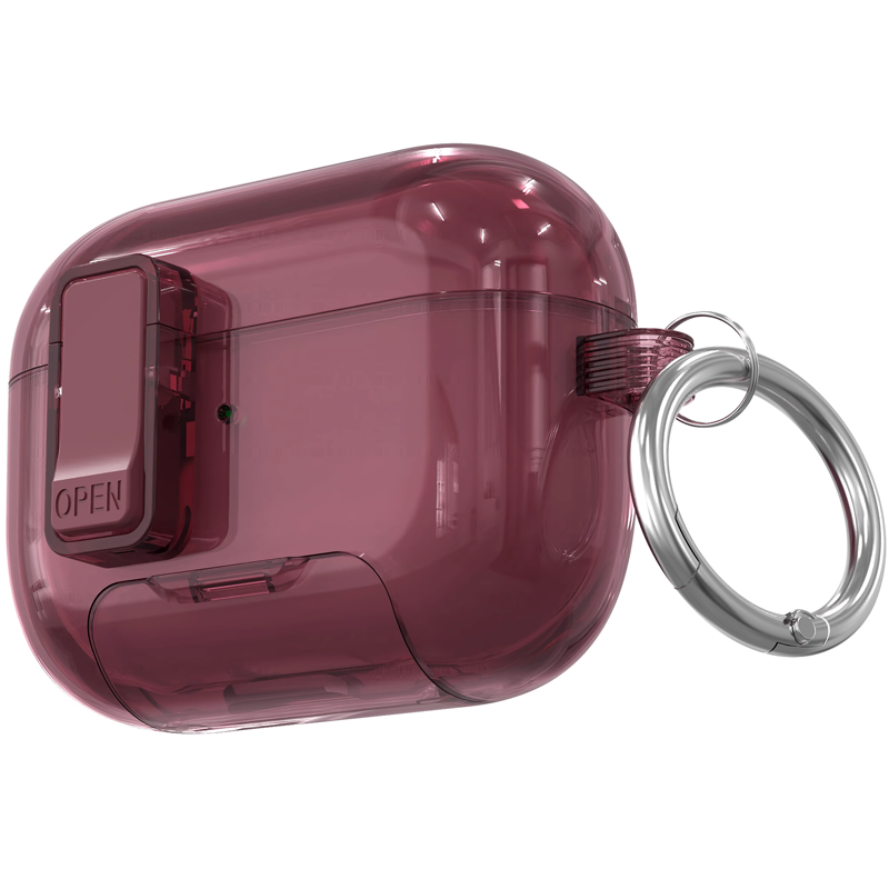 CrystalSnap Clear Magnetic AirPods Case – Wireless Charging & Built-in Stand