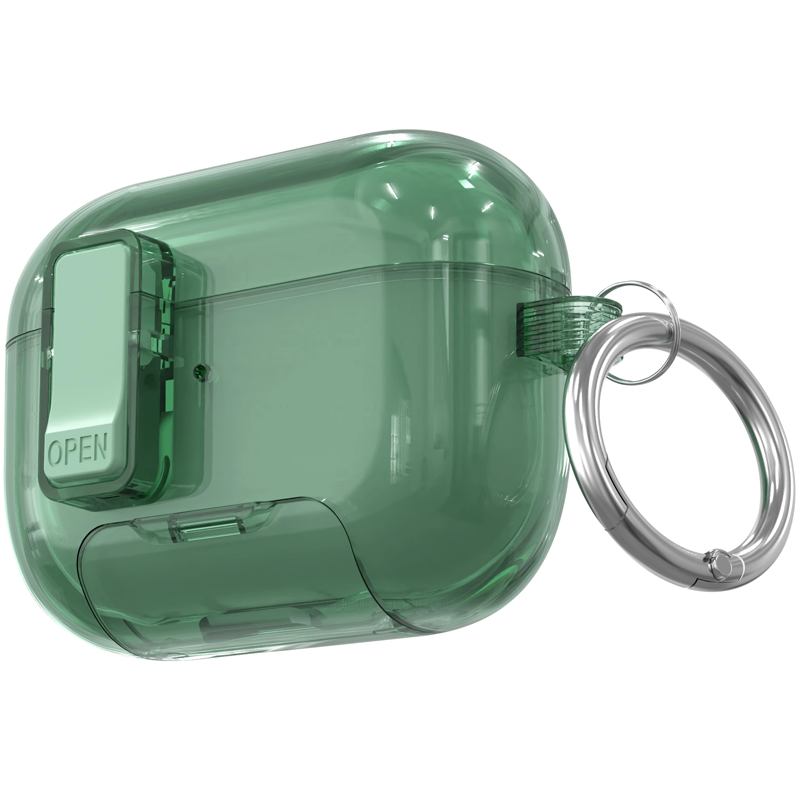 CrystalSnap Clear Magnetic AirPods Case – Wireless Charging & Built-in Stand