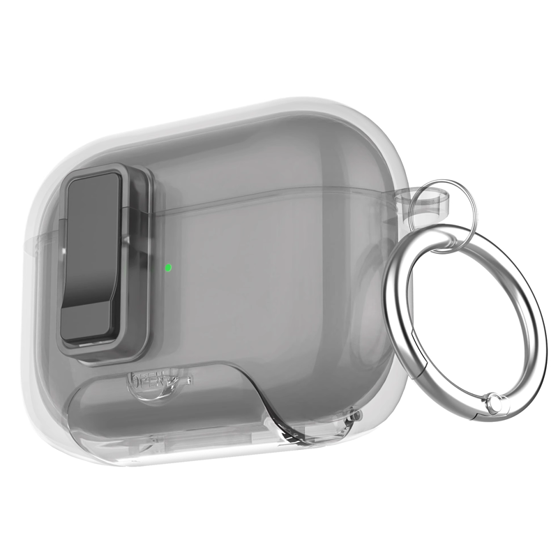 CrystalSnap Clear Magnetic AirPods Case – Wireless Charging & Built-in Stand