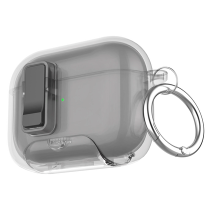 CrystalSnap Clear Magnetic AirPods Case – Wireless Charging & Built-in Stand