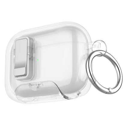 CrystalSnap Clear Magnetic AirPods Case – Wireless Charging & Built-in Stand