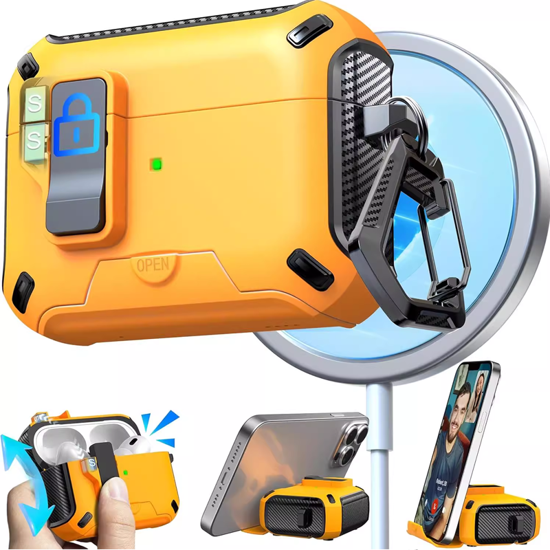 MagSnap ArmorPod Case – Strong Magnetic Hold & One-Touch Open