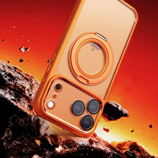 PureClear RotateStand Case – Minimal Look with Magnetic Function