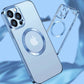 Magnetic Clear Case for iPhone with Camera Lens Protector