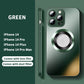 Magnetic AG Glass Frosted Case With Camera Lens Protector For iPhone
