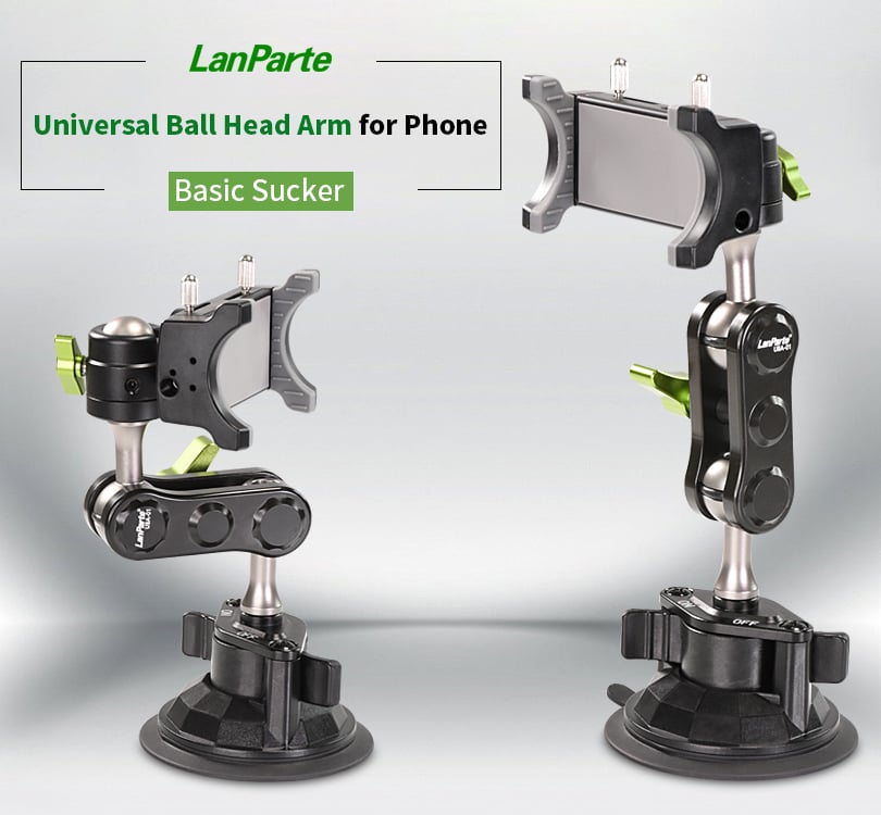 Versatile Suction Cup Phone Holder for On-the-Go Shooting