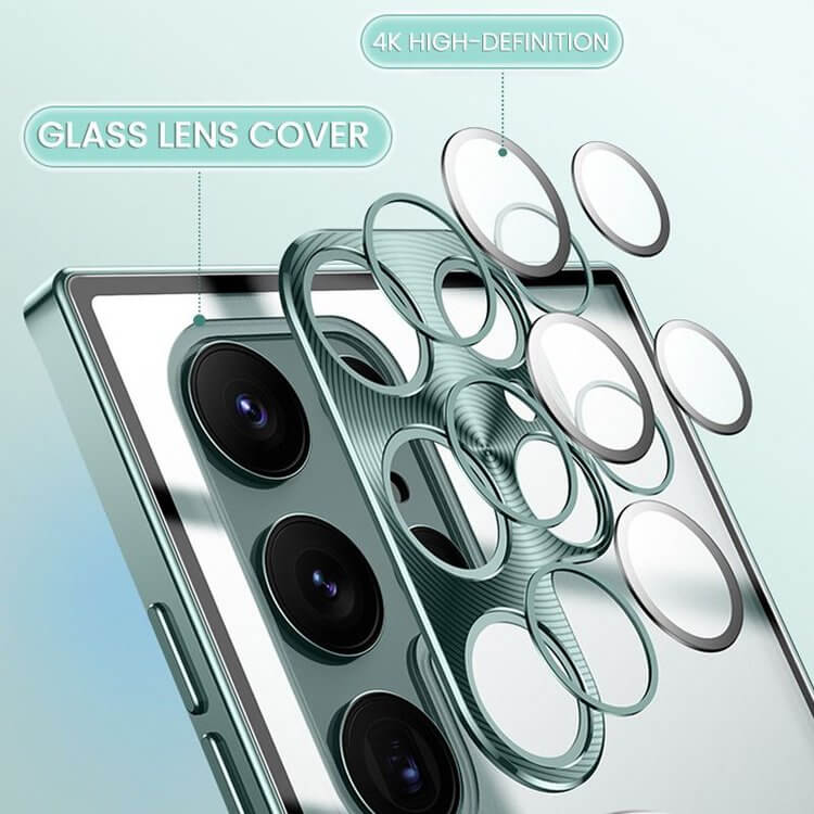 Suitable For Samsung S22ultra Metal Magnetic Phone Case - Full Lens Protection